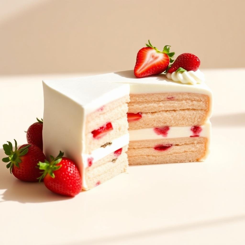 Torta Chiffón de Frutilla